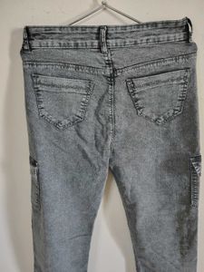 Grey Cargo Jeans [FREE DELIVERY CHARGES]