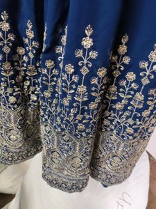 anarkali gown with pant and duppatta