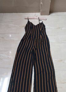Striped Jumpsuit - Stylish & Comfy