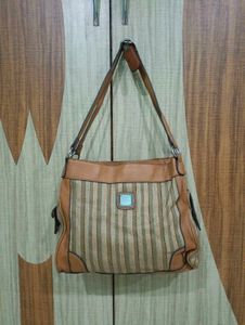 Imported Stylish Striped Shoulder Bag