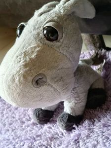 Cute Grey Donkey Plush Toy