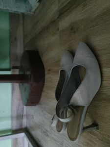 Elegant White Slingback Heels