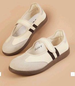 Ginger Striped Mary Jane Sneakers