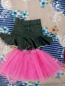 combo of girls skirt 1-2yr