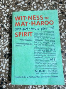 Witness to Mat-Haroo Spirit Stories