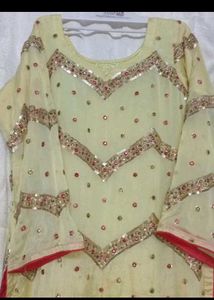Elegant Yellow Kurta Set with Dupatta