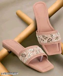 Embellished Flat Sandals for Women