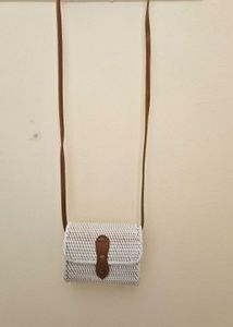 Woven Balinese Crossbody Bag