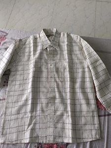 Checked Button-Down Shirt