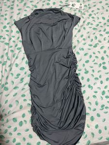Stylish Ruched Bodycon Dress