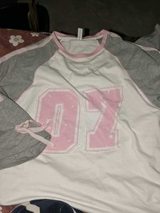 Cute Graphic Baseball Tee
