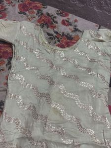 Elegant Kurta Set with Palazzo Pants