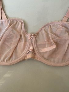 Sheer Pink Balconette Bra