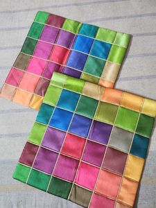 Vibrant Patchwork cushion covers set of