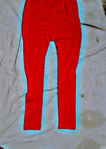 Red Ethnic Leggings