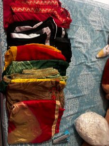 6 dupatta combo set
