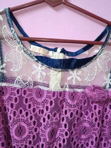 🎀SALE🎀Chic Purple Lace Dress