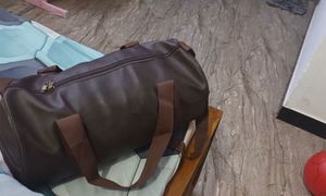 Stylish Brown Duffel Bag