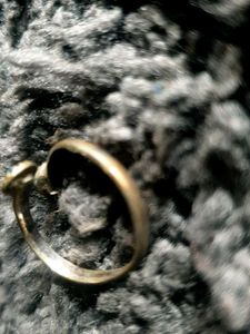 Vintage Silver Ring with Blue Gems