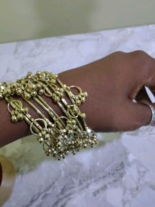 Gold-Toned Bangle Set