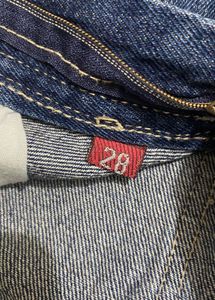 High-rise straight-leg denim Jeans