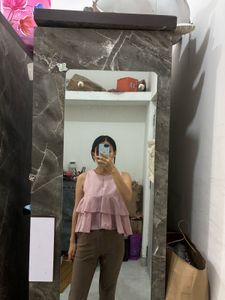 Chic Pink Sleeveless Top