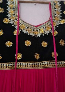 Pink Anarkali Gown