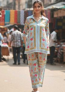 Stylish Printed Kurta Set for girls