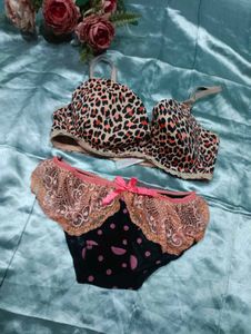 Victoria's secret Leopard Print Lingerie Set