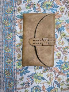 Stylish Tan Faux Leather Wallet