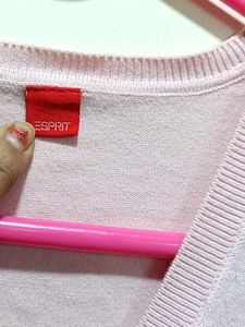 Baby Pink Sweater For Light Winter