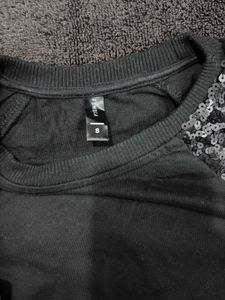 Sequin Sleeve Top