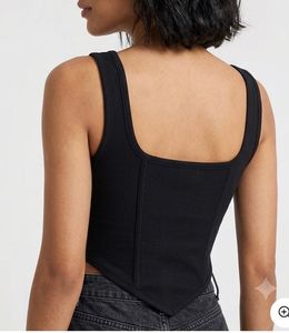 Stylish Black Corset Top