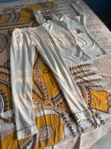 Cozy Cream Teddy Bear Pajama Set