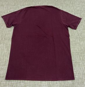 Horizon Burgundy Pocket T-Shirt