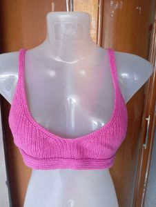 Crochet Knit Bikini Top
