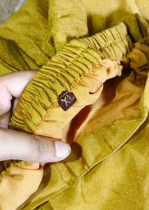 new Mustard kurta set 2 piece