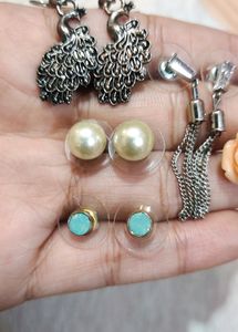 7 Pairs Of Earrings