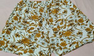 Floral Print Pajama Shorts