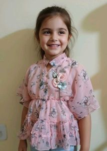 Floral Pink Top - New with Tags