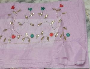 Lavender Rajputi Poshak Dress Material