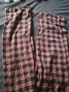 women's Plaid Pajama Bottoms