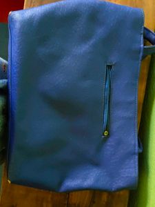 Blue 'Paris' Handbag
