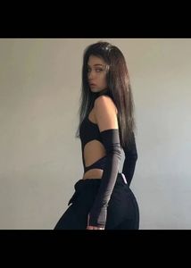 Black Solid Cutout Detail Bodysuit