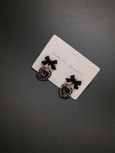 Charming Heart Bow Earrings