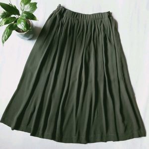 Olive Skirt [Free Delivery]