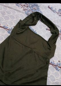 Chic Strapless High Neck Top