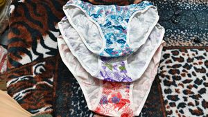 Floral Print Cotton Briefs - Pack of 3