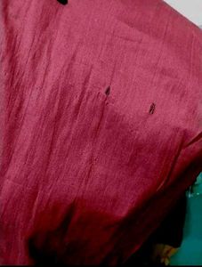 Blue colour silk saree