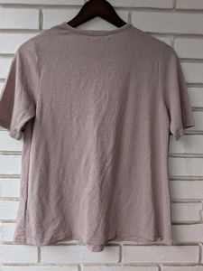 Soft Textured Short Sleeve Top